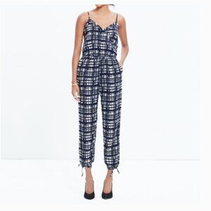 MADEWELL Faux Wrap Cami Jumpsuit - Pattern - Size Small